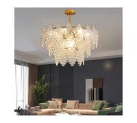 Wmmner Lampadari Luce Francese Lusso Soggiorno Lampadario American Pastorale Camera da Letto Lampada Villa Hall Lampada Ristorante Lampadario/Oro/3 Strati 50 cm