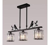 Wmmner Lampadario a Bracciamerican Light Crystal Light Modern 1, Creativity Personality 3 Heads Lights Bar Dining Room Little Bird Lamps