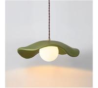 Wmmner Lampadario a Foglia Di Loto in Resina Retrò, Lampada a Sospensione a Soffitto con Testa G9, Lampada a Sospensione Giapponese Wabi-Sabi, Adju per Interniapparecchio Di Illuminazione a Soffitto a