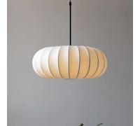Wmmner Lampade a Sospensione in Seta Fatte a Mano Lampada a Sospensione Giapponese Lampada a Sospensione Lampadario Retrò per Camera da Letto, Lampadario (30 Cm, Luce Calda)/40 Centimetri/Luce Tricolo