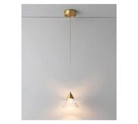 Wmmner Lampade a Sospensione Moderne in Acrilico Illuminazione a Sospensione in Oro Mi-Ni Compatibile con L'Isola Della Cucina Sala da Pranzo Camera da Letto Corridoio/un Colore/Bianco Do