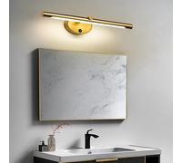 Wmmner Lampade da Parete Moderne Industriali in Ottone con Interruttore a Catena Regolabile per Camera da Letto, Studio, Ceramica per Camera da Letto (C)/Oro-Caldo Chiaro/66 cm