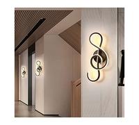 Wmmner Lampade da Parete per Camera da Letto, Applique da Parete, Lampada da Parete Soggiorno Camera da Letto Comodino Nero - Applique Corridoio Corridoiolampada da Parete Moderna a Led Decor Apparecc