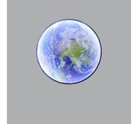 Wmmner Lampade da Parete per Interni Moderni Pianeta Terra Dimmerabile a Led Lampada da Soffitto per Interni Hardwired Wall Night Light Soggiorno Corridoio Indo Illuminazione da Parete/Blu/50 Cm/19,7