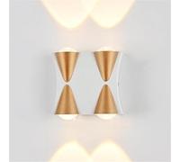 Wmmner Luci da Parete su Giù Led Hardwired Applique Moderna Faretto Illuminazione per Interni Ed Esterni Mini Lampada da Parete Decorativa per Teatro,Sala Cinema, Ktv, Camera da Letto, Corridoio, Scal