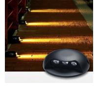 Wmmner Luci da Terra per Esterni - Luce Paesaggistica a Led, Faretto a Bassa Tensione Bianco Caldo Ac 12V, Luci per Gradini e Percorsi Impermeabili Ip67, Cortile da Giardinolampada da Terra, Non C'È B