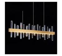 Wmmner Lux Di Cristalloury Led Lampade a Sospensione Soggiorno Home Decor Semplice Lampada a Sospensione Lobby Lampada a Sospensione in Cristallo Di Lusso, Lampadario a Sospensione a Soffitto/Dimming