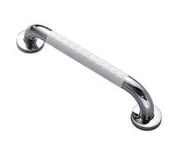 Wmmner Mandini per Bcorrimano Dell'Athroom Barra Di Presa Corrimano in Acciaio Inossidabile Cromato Lucido per Anziani, Handicap Slip per Montaggio a Parete Incinta, per Vasca da Bagno e Doccia/Bianco