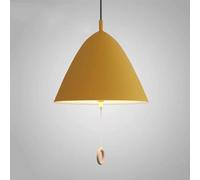 Wmmner Metal Hanging Lights Creative Triangle Light Led Modern Ceiling Chandelier Lamp Personalized Metal Ceiling Lighting Fixture for Restaurant Living Room Bar Dignified/Giallo/13.0In