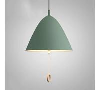 Wmmner Metal Hanging Lights Creative Triangle Light Led Modern Ceiling Chandelier Lamp Personalized Metal Ceiling Lighting Fixture for Restaurant Living Room Bar Dignified/Verde/10.6In