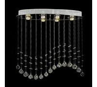 Wmmner Modern Crystal Home Led Light Contemporary Dining Table Kitchen Ceiling Hanging Lamp Personality Living Room Light Fixture,