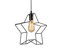 Wmmner Modern Iron Chaner, Lampada a Sospensione a Testa Singola E27, Creative Five-Poinlampada a Sospensione Ted Star, Apparecchi Di Illuminazione per la Decorazione Del Ristorante Dell'Isola Della C