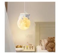 Wmmner Modern Little Bear Lampadario Minimalista Led Lampade a Sospensione Camera da Letto Comodino Decorazione Della Casa Hanginging Lampada, Lampada a Sospensione a Soffitto a Led/3 Modificabile/1 T