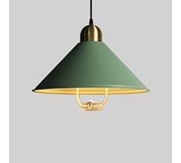 Wmmner Modern Single Head Hanging Lights Kitchen Island Color Ceiling Lighting Fixture Traditional Simplicity Lights European Industrial Suspensiom Lamp for Kitchen Island Dining Room over/Verde/16.1I