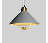 Wmmner Modern Single Head Hanging Lights Kitchen Island Color Ceiling Lighting Fixture Traditional Simplicity Lights European Industrial Suspensiom Lamp for Kitchen Island Dining Room over/Cenere/14.1