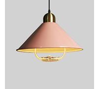 Wmmner Modern Single Head Hanging Lights Kitchen Island Color Ceiling Lighting Fixture Traditional Simplicity Lights European Industrial Suspensiom Lamp for Kitchen Island Dining Room over/Rosa/16.1In