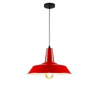 Wmmner Moderno Lampadario Industriale a Testa Singola, Lampada a Sospensione con Paralume in Metalloaron, Lampada da Soffitto in Alluminio Regolabile in Altezza per Interni per Cucina Isola Sala da Pr
