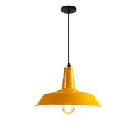 Wmmner Moderno Lampadario Industriale a Testa Singola, Lampada a Sospensione con Paralume in Metalloaron, Lampada da Soffitto in Alluminio Regolabile in Altezza per Interni per Cucina Isola Sala da Pr
