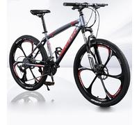 Wmmner Mountain Bike 26 Pollici in Acciaio Al Carbonio con Sei Velocità Mountain Bike per Sport All'Aria Aperta Bicicletta da Strada/D/26 Pollici 24 Velocità