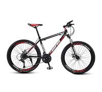 Wmmner Mountain Bike, Bicicletta da Strada Fuoristrada per Adulti 24 Pollici 21/24/27 Velocità Variabile Assorbimento Degli Urti, Studenti Adolescenti, Uomini e Donne Sport Ciclismo Corse 10Ruote- 24