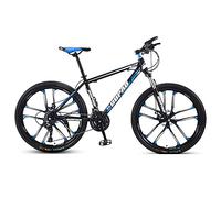 Wmmner Mountain Bike, Bicicletta da Strada Fuoristrada per Adulti 24 Pollici 21/24/27 Velocità Variabile Assorbimento Degli Urti, Studenti Adolescenti, Uomini e Donne Sport Ciclismo Corse 10Ruote- 24