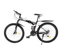 Wmmner Mountain Bike da 26 In, Mtb da Uomo e Donna con 21 Velocità, Dou Antiscivolofreno Ble, Altezza Del Sedile Regolabile per il Pendolarismo Quotidiano, Fitness, Sfide Fuoristrada, Competizione