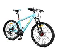 Wmmner Mountain Bike Fuoristrada 27 Velocità per Adulti Uomini Donne, Bici da Montagna Hardtail con Sospensione Anteriore, Mountain Bike in Lega Di Alluminio, Doppio Freno a Disco e Sedile Regolabile,