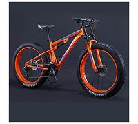 Wmmner Mountain Bike Hardtail con Pneumatici Grassi da 26 Pollici per Uomini e Donne, Mountain Bike per Adulti a Doppia Sospensione, Bicicletta Fuoristrada con Sedile Regolabile e Doppio Freno a Disco