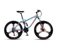 Wmmner Mountain Bike, Ruote da 26 Pollici, Bici Mtb a 24 Velocità con Freni a Disco, Sospensione Completa per Uomini e Donne Di Età Superiore Ai 16 Anni/3/Parla/24"