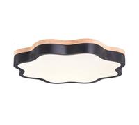 Wmmner Nordic Woodenarons Plafoniera Creative Flower Led Lampada da Soffitto Semplice Camera Dei Bambini Led Plafoniere Tri-Color Dimming per Living Room Sala da Pranzo Studio Villa Camera da Letto Co