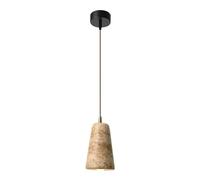 Wmmner Pendantlight, 11Cm - Light - 1-Light Mi-Ni Ceiling Lamp With Natural Yellow Cave Stone Lighting. Metal Base Led Chandelier, Creativity E27 Base Hanging Lamp Compatible With Energy Sav