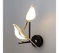 Wmmner per Lampada per Uccelli Regolabile, Montaggio, Lampade da Soggiorno Wall Lamps-2-/Oro/2 Luce