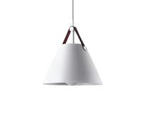 Wmmner Personalized Modern Hanging Light Creative Color Lamp 1-Light Light Ceiling Light Chandelier with Adjustable Cord Metal Suspensiom Lamp for Bedside Indoor Rustic Teahouse Café/Bianco/14.1In