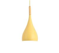 Wmmner Personalized Simplicity Light Elegant Dome Hanging Lights Dining Room Traditional Ceiling Light Chandelier Personalized Metal Lamp Light Color Ceiling Lighting Fixture/Giallo/6.6In*11.4In