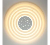 Wmmner Plafoniera a Led Lampada da Soffitto Bianca da Incasso Protezione Degli Occhi Arte Minimalista Lampada da Soffitto Rotonda a 3 Colori Lampadari per la Decorazione Moderna per Soggiorno Corridoi