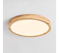 Wmmner Plafoniera a Led Rotonda Lampada da Soffitto Moderna in Legno da Incasso Apparecchio N Circle Chaner Illuminazione a Soffitto per Interni per Camera da Letto Cucina Sala Scale Soggiorno Sala da