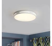 Wmmner Plafoniera da Incasso Rotonda Dimmerabile, Luce Ovale Contemporanea a Ledapparecchio, Lampada Moderna Vicino Al Soffitto, Lampadario a Sospensione a Soffitto/Bianco