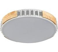 Wmmner Plafoniera in Cristallo a Led Scandinava Lampada da Soffitto Moderna Minimalista Minimalista Camera Rotonda Creativa Soggiorno Camera da Letto Apparecchio Di Illuminazione a Soffitto in Legno M