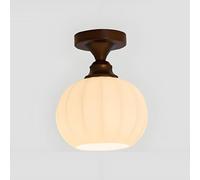 Wmmner Plafoniera in Vetro, Moderna Plafoniera Semi-Infrassata, Corridoio Lapparecchi a Soffitto con Finitura in Metallo, Vicino Agli Apparecchi Di Illuminazione a Soffitto per il Portico D'Ingresso,