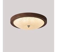 Wmmner Plafoniera Rotonda in Vetro Di Metà Secolo, Led Vintage Large Slampada da Soffitto a Incasso Emi, Moderna Decorazione per Interni Lampada da Soffitto per Soggiorno Sala da Pranzo Camera da Lett