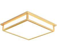 Wmmner Plafoniere Lampada da Soffitto Solida in Stile Giapponese - Square Clampada Eiling Paralume ad Alta Trasmissione Apparecchi Di Illuminazione a Soffitto, Lampadario (Luce a Tre Colori, 45 Cm)/Wa
