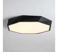 Wmmner Plafoniere Minimaliste in Stile Vintage 3 Dimmable Lampada a Pannello Poligonale Bianco Moderno a Risparmio Energetico Luci a Pannello Industriali per Uso Domestico per Ristoranti Comodino Caff