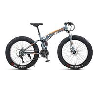 Wmmner Pneumatico Grasso per Mountain Bike da 26 Pollici, Uomini Dominanti Donnebicicletta da Montagna Pieghevole da Spiaggia, Pneumatici da 4 Pollici Larghi, Bici da Strada per Ciclismo All'Aperto, D
