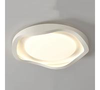 Wmmner Round Modern Ceiling Lights Eye Protection Super Bright Panel Lamp Bedroom Tricolor Dimming Flush Lights Chinese Style Vintage Flat Lamp For Bedroom Living Room Kitchen Office Hallwa/15.7In