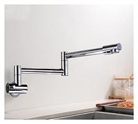 Wmmner Rubinetto Di Riempimento per Pentole a Parete Rubinetto per Lavello da Cucina Girevole Nero in Ottone Massiccio Miscelatore per Lavabo per Acquada Rotante Spout Pot Filler Ideale per Cucinare e