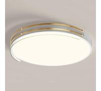 Wmmner Scandinavia Circular Flat Lights Circular Super Bright Led Ceiling Light Installazione Incorporata Apparecchi Di Illuminazione a Soffitto Lampada a Pannello Creativo Nero per Camera da Letto So