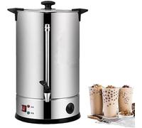 Wmmner Secchio per il Latte in Acciaio Inossidabile Distributore D'Acqua per Bollitore in Acciaio Inossidabile - Secchio per Caffè per Caldaia con Coperchio e Beccucco (35L)/un Colore/15L
