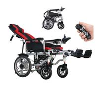 Wmmner Sedia a Rotelle Elettrica con Motore Power Super Horse da 500W per Adulti, Pieghevole Reclinabile 12Ahe Sedia a Rotelle Elettrica, Include Poggiatesta e Schienale Regolazione Multi-Angolo