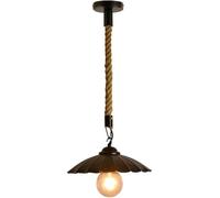 Wmmner Semplice Industriale V-Intage Moderne Lampade da Soffitto Sospese Nere Paralumi in Metallo Lampada a Sospensione Antica Illuminazione a Soffitto, Lampadario a Sospensione a Soffitto/H16 Centime