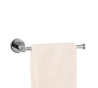 Wmmner Set Di Accessori da Bagno Cromati: Porta Scopino Lucido, Portasciugamani, Portasapone, Mensola e Gancio da Parete in Vetro, Porta Carta Igienica - Elegante e Funzionale!/One Size/Portasciugaman